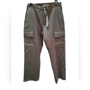Just USA Olive Cargo High Rise Jeans Size 30/10 New